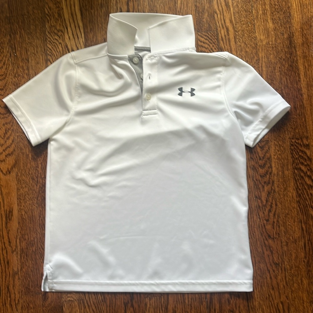 Boys under Armor golf shirt